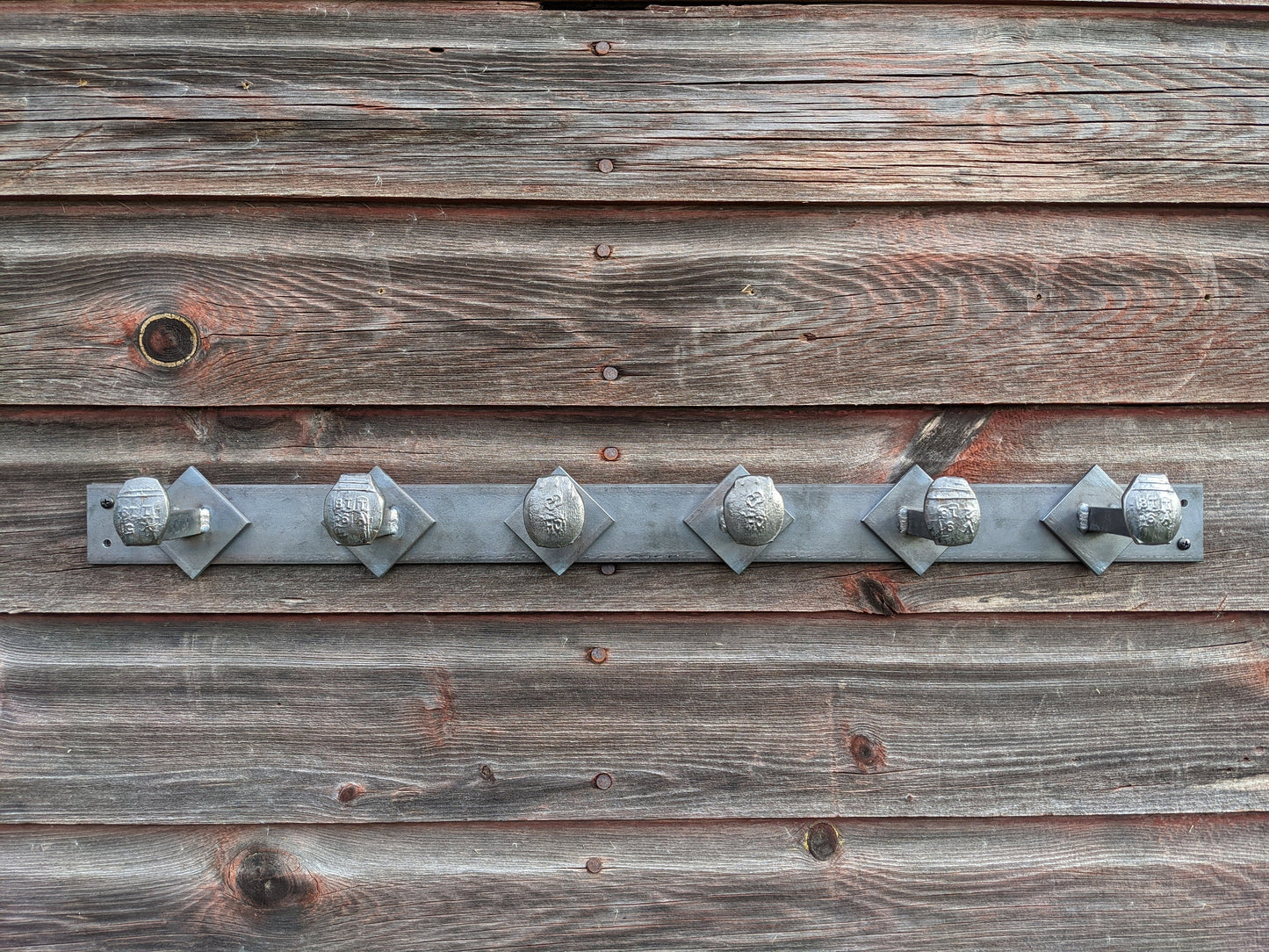 Railroad Spike Coat Rack- diamond